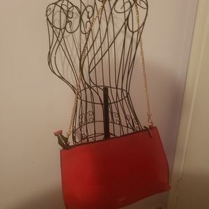 Red Gold Chain Bag